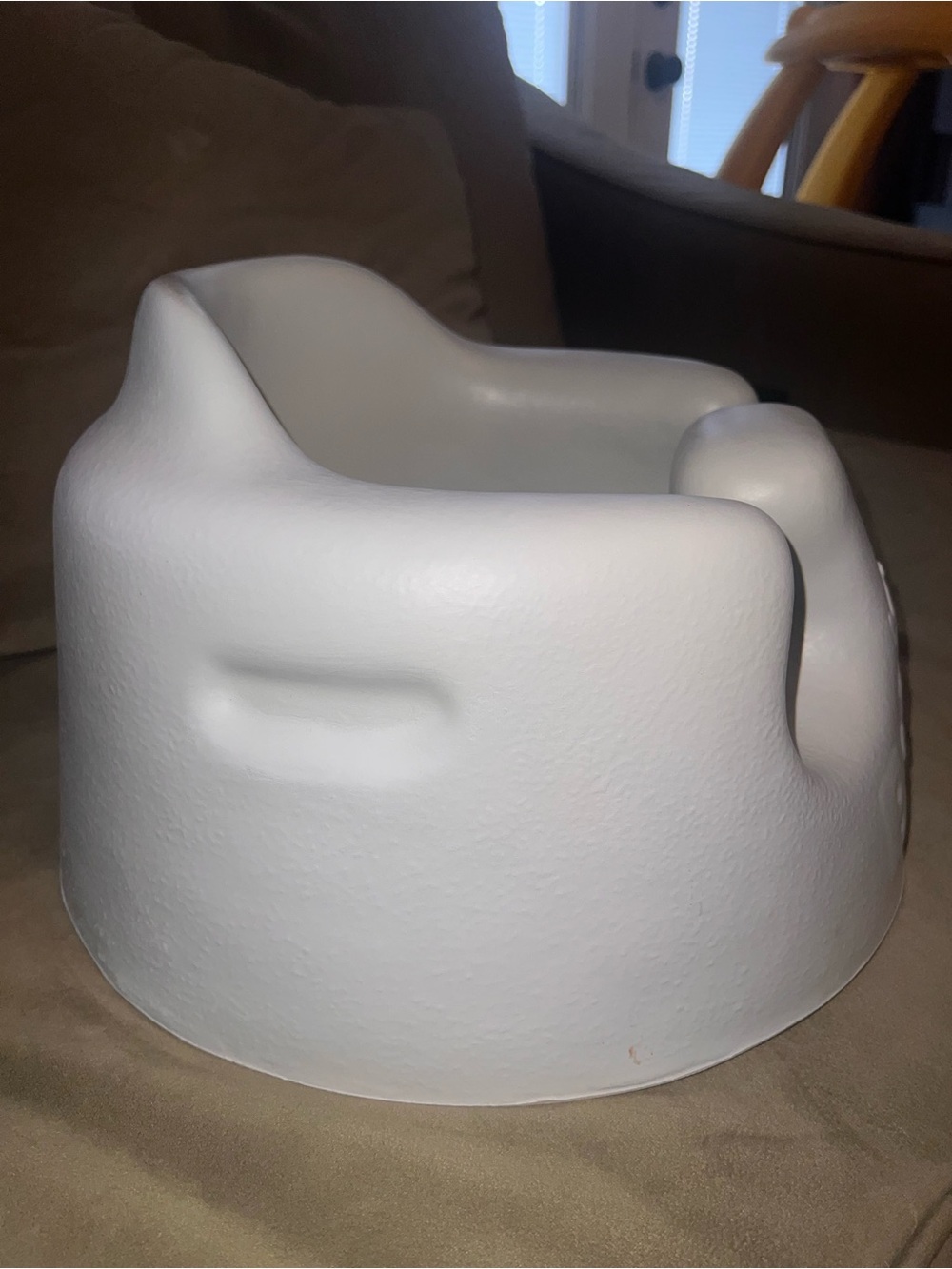 Bumbo Baby Seat - Gray Infant/ Toddler Floor Seat - Picture 3 of 4